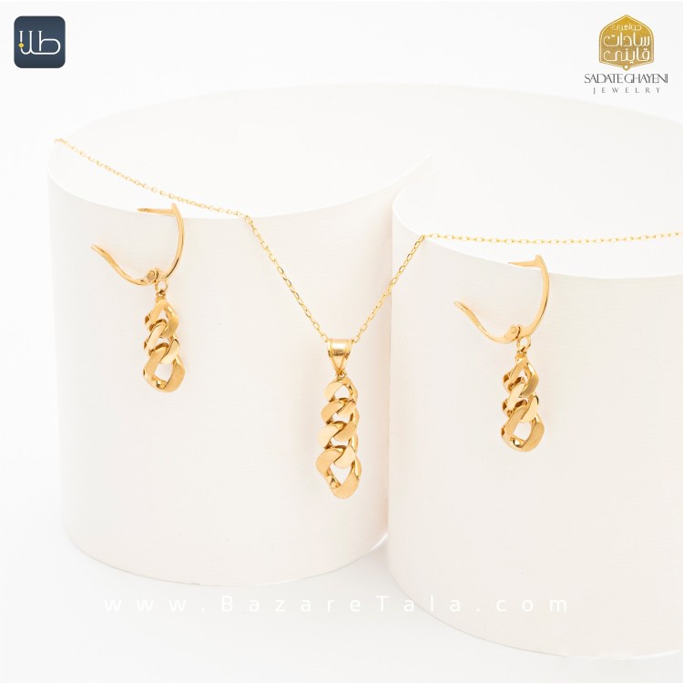 نیم ست طلا کارتیه (کد 4464)