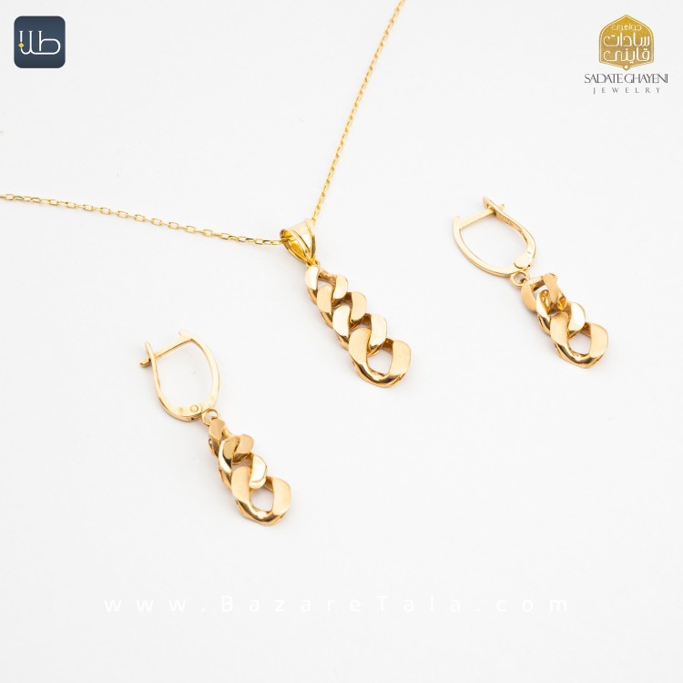 نیم ست طلا کارتیه (کد 4464)