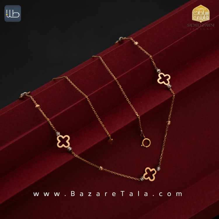 گردنبند طلا فانتزی (کد 3982)