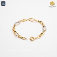 دستبند طلای هالویی (کد 4035)