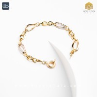 دستبند طلای هالویی (کد 4035)