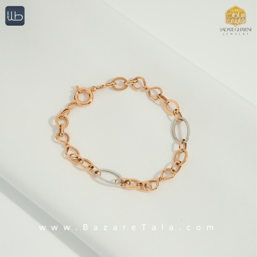 دستبند طلا هالوی (کد 4285)