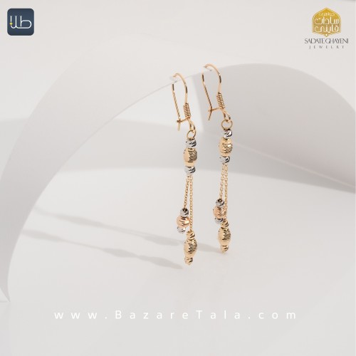 گوشواره طلا دوریکا (کد 3877)