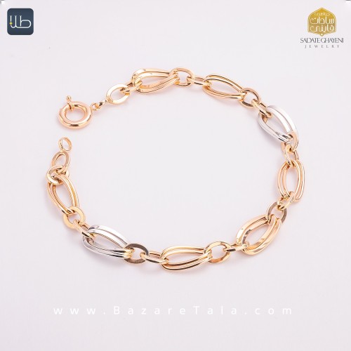 دستبند طلا هالوی (کد 4287)