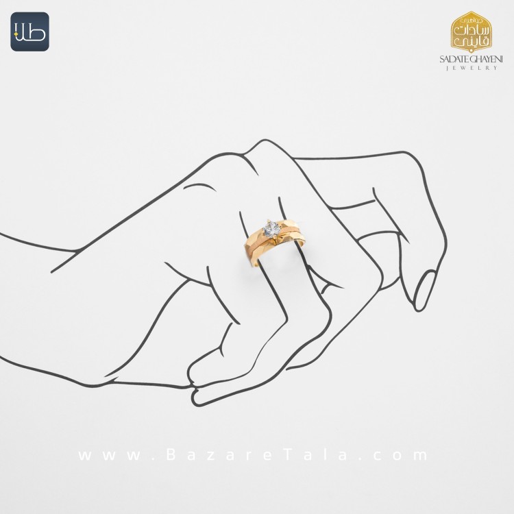 انگشتر طلا تورنتو نایس (کد 3664)