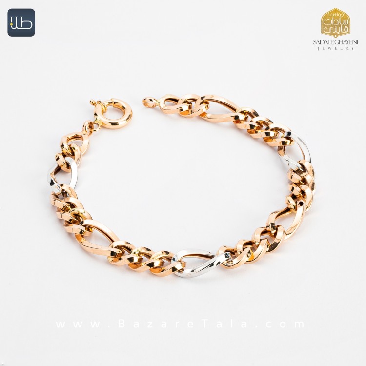 دستبند طلا جی تاش (کد 4381)