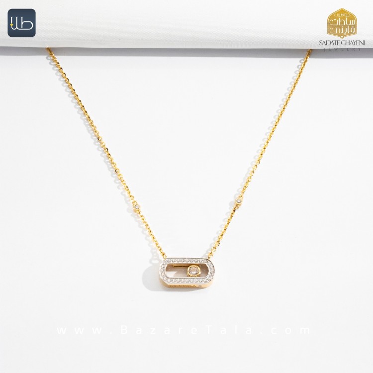 گردنبند طلا مسیکا (کد 4534)