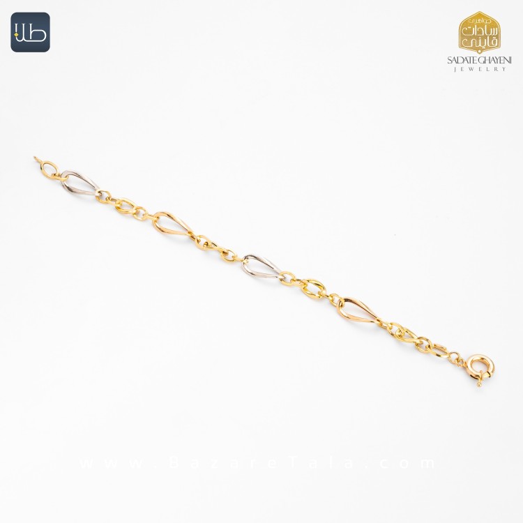 دستبند طلای هالویی (کد 4036)