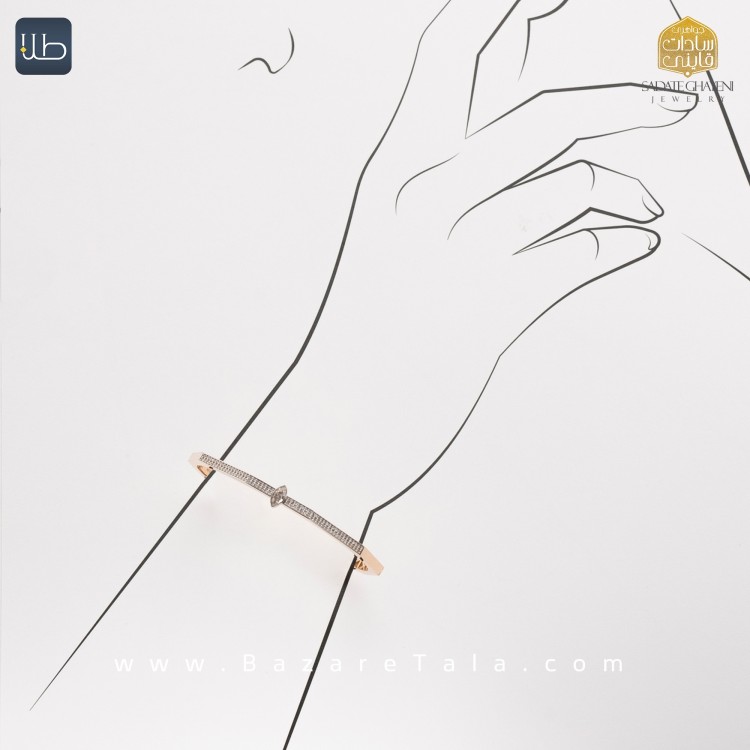 دستبند طلا تورنتو (کد 4495)