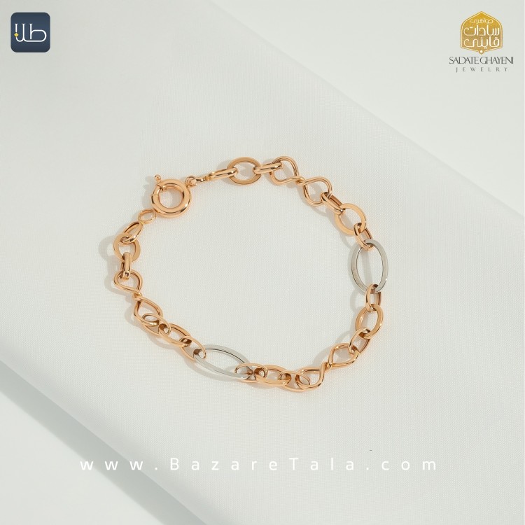 دستبند طلا هالوی (کد 4285)