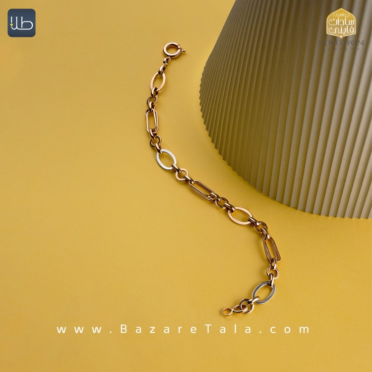 دستبند طلا هالوی (کد 4288)