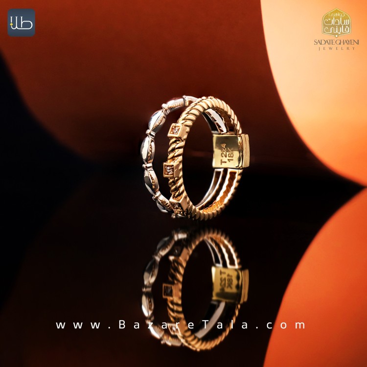 انگشتر طلا دیویدیورمن (کد 3670)