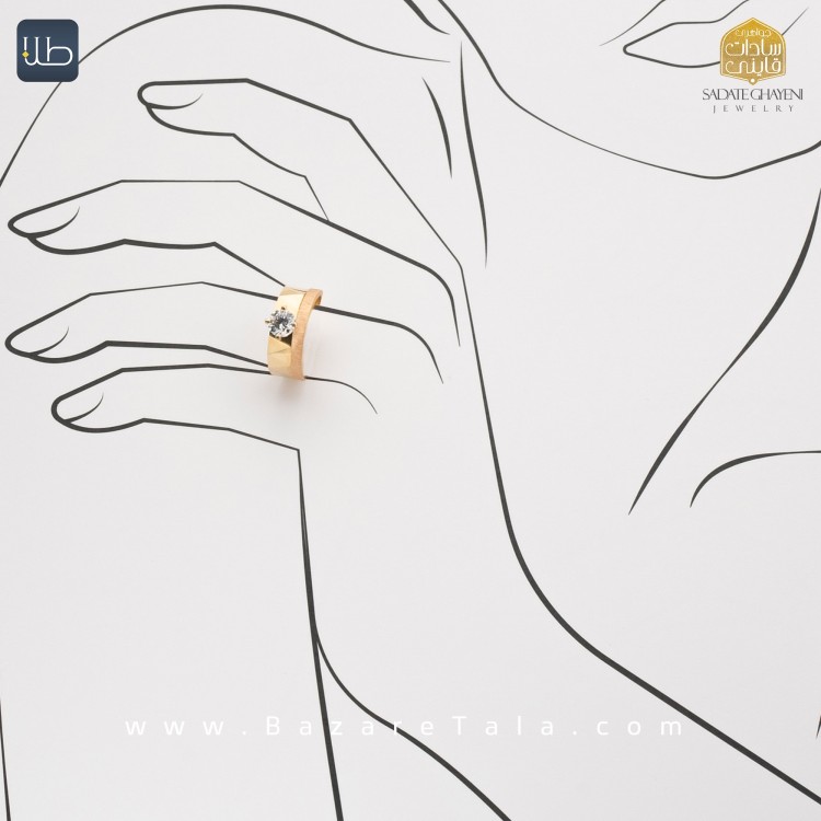 انگشتر طلا تورنتو نایس (کد 3655)