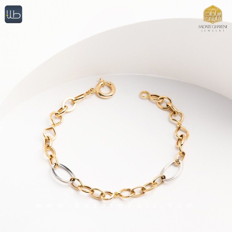 دستبند طلا هالوی (کد 4284)