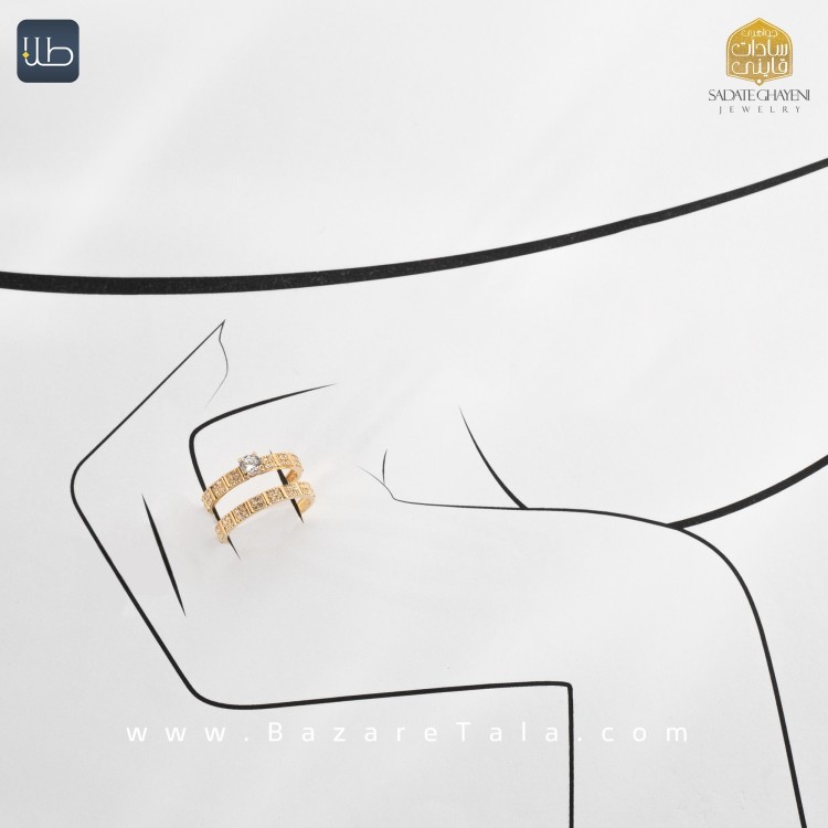 انگشتر طلا فالکون (کد 3723)