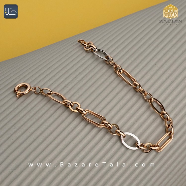 دستبند طلا هالوی (کد 4288)