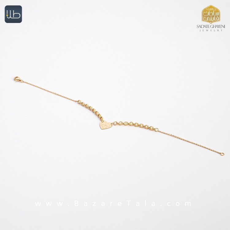 دستبند طلا طرح تیفانی (کد 4497)