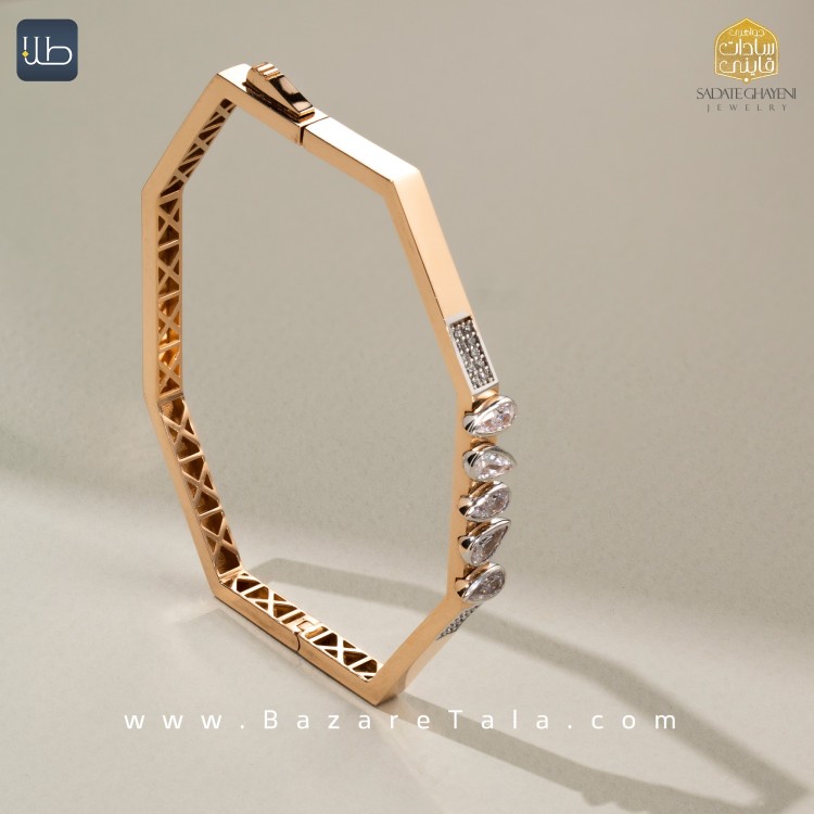 دستبند طلا تورنتو (کد 4502)