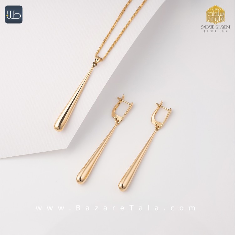 نیم ست طلا بنی آکوا (کد 4462)