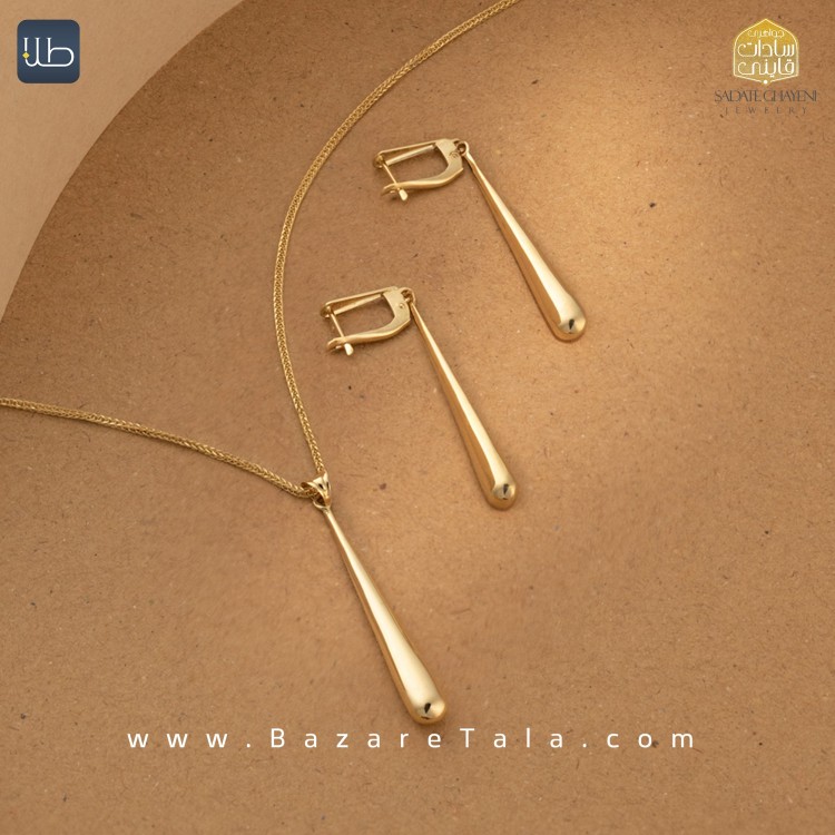 نیم ست طلا بنی آکوا (کد 4462)