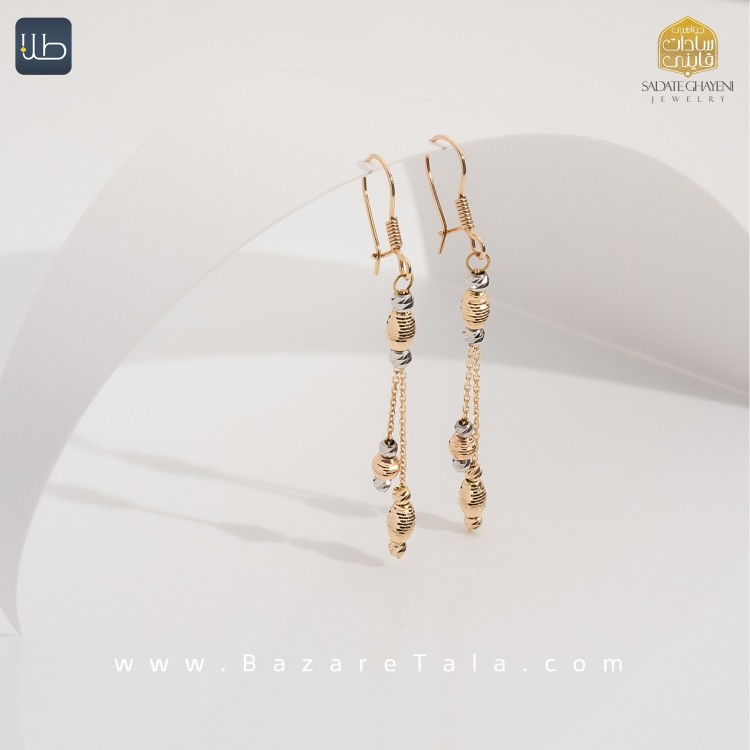 گوشواره طلا دوریکا (کد 3877)