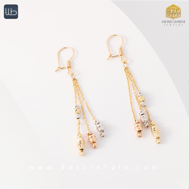 گوشواره طلا دوریکا (کد 3878)