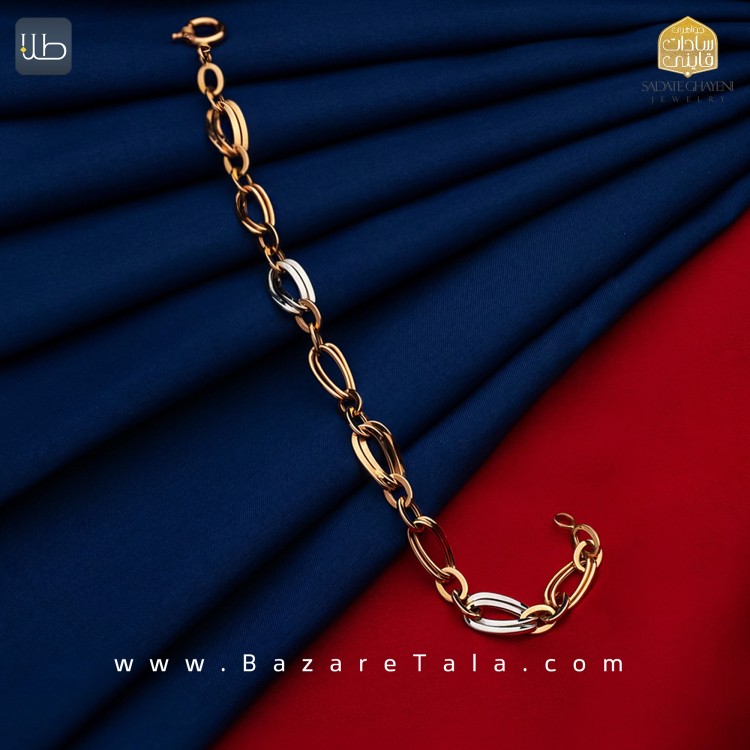 دستبند طلا هالوی (کد 4287)