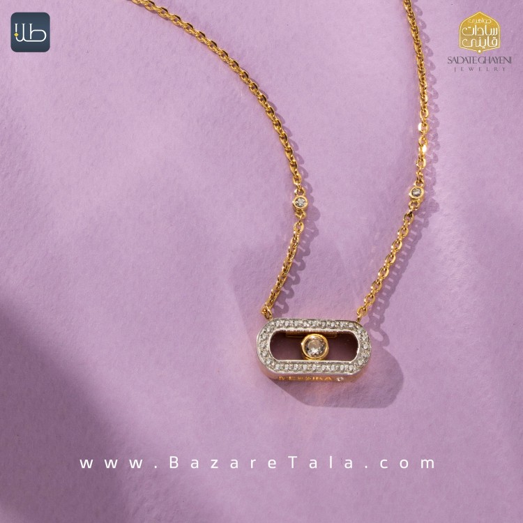 گردنبند طلا مسیکا (کد 4534)