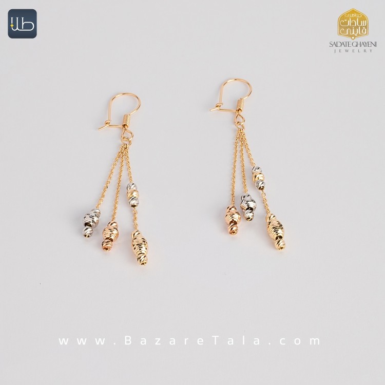گوشواره طلا دوریکا (کد 3878)