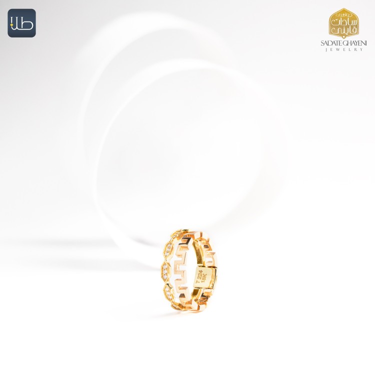 انگشتر طلا دیویدیورمن  (کد 3671)