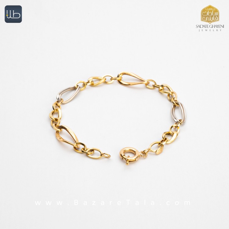 دستبند طلای هالویی (کد 4035)