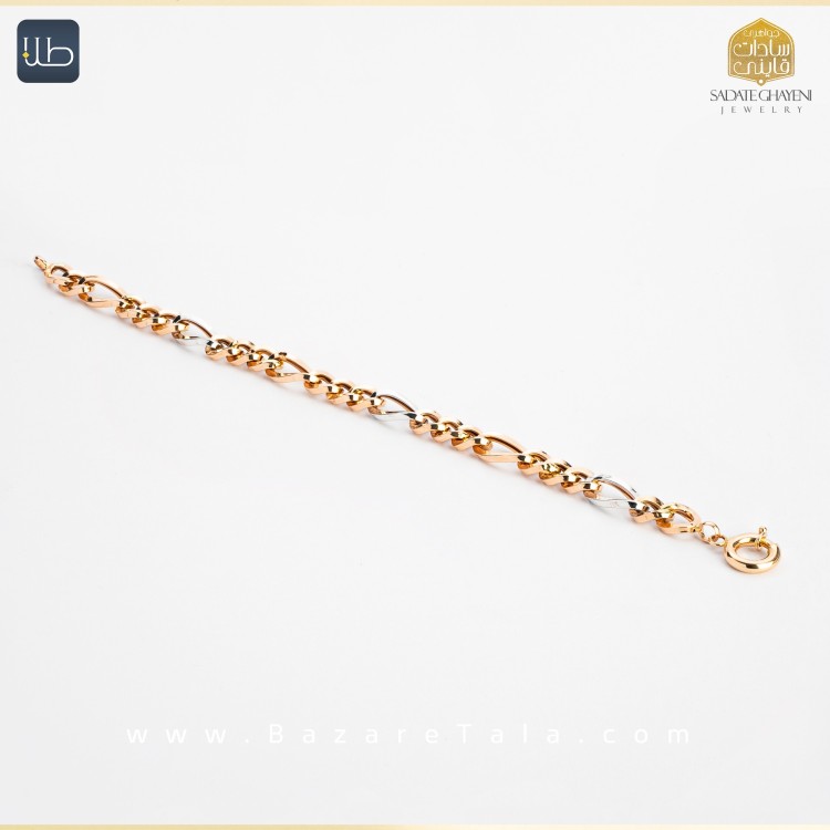 دستبند طلا جی تاش (کد 4381)