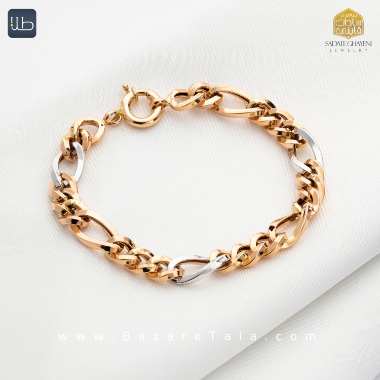 دستبند طلا جی تاش (کد 4381)