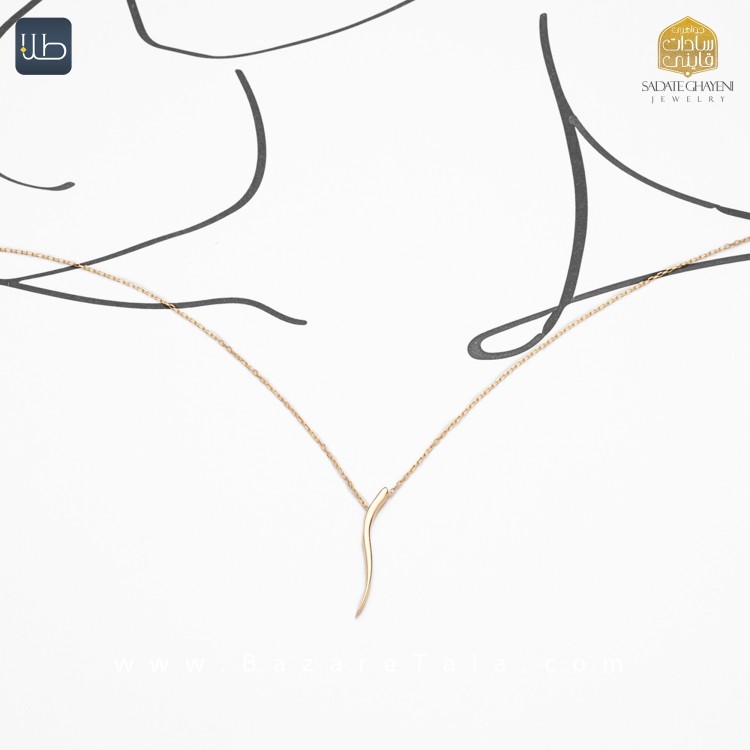 گردنبند طلا یاسمین (کد 4249)