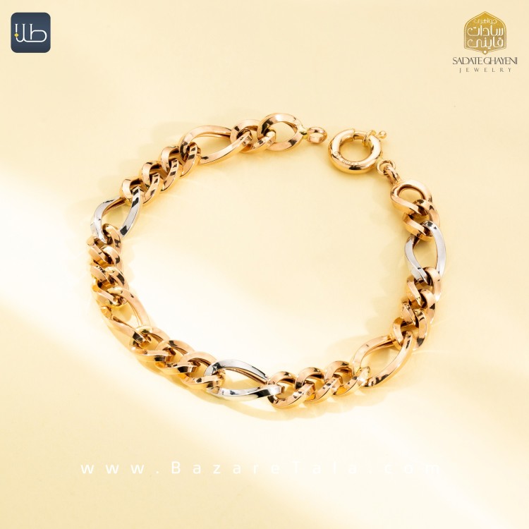 دستبند طلا جی تاش (کد 4381)