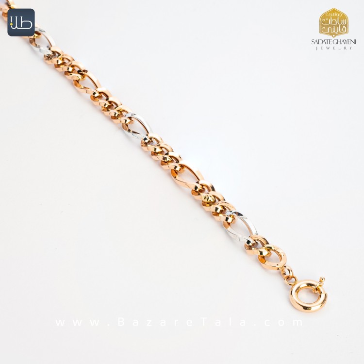 دستبند طلا جی تاش (کد 4381)