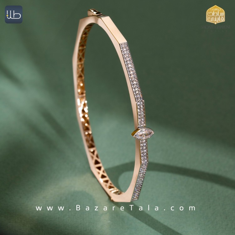 دستبند طلا تورنتو (کد 4495)