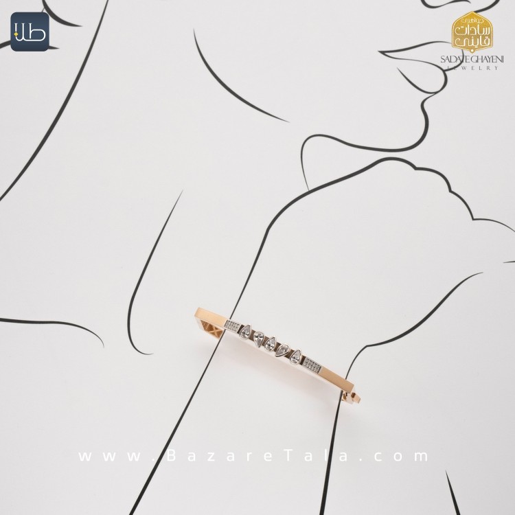 دستبند طلا تورنتو (کد 4502)