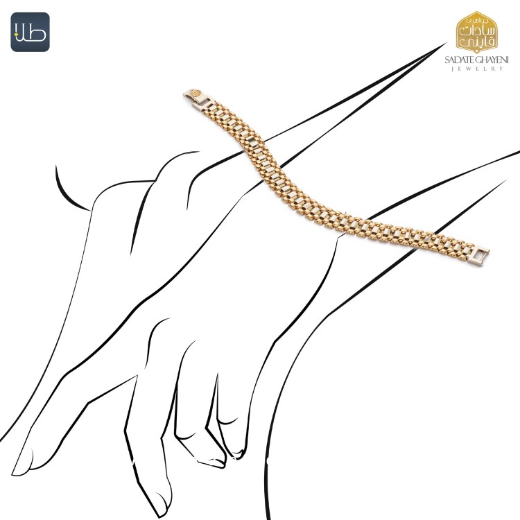 دستبند طلا رولکس (کد 4489)