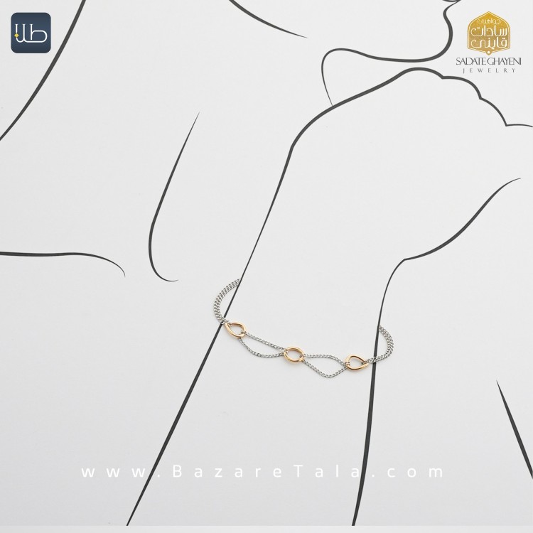 دستبند طلا تهران تاج (کد 4321)