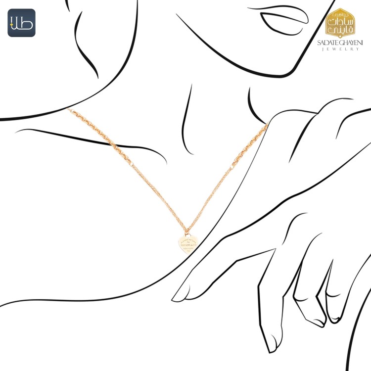 گردنبند طلا تیفانی (کد 4507)