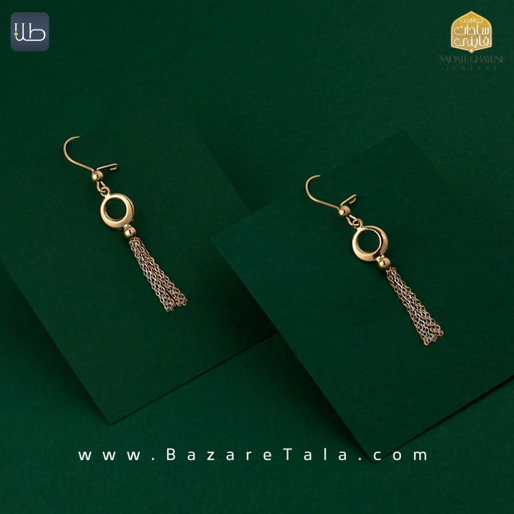 گوشواره طلا آریانا (کد 3862)