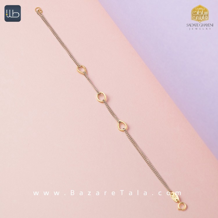 دستبند طلا تهران تاج (کد 4321)