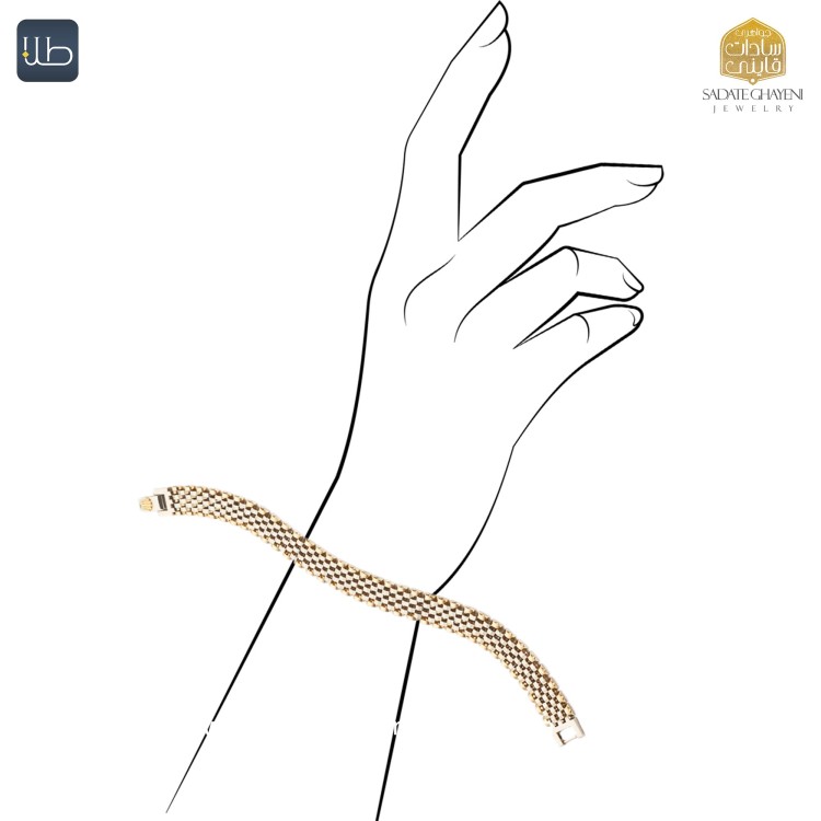 دستبند طلا رولکس (کد 4490)