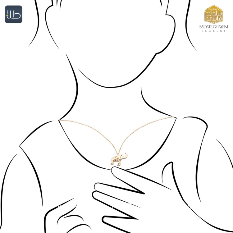 گردنبند طلا موریس (کد 4445)