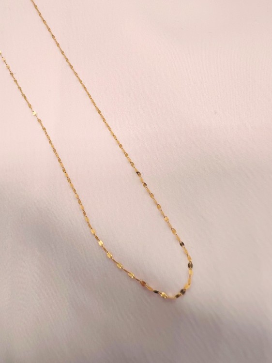 زنجیر طلا پولکی یکتاخواه (کد 5473)