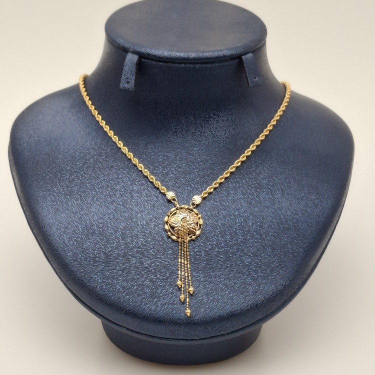 گردنبند طنابی طلا (کد 5475)