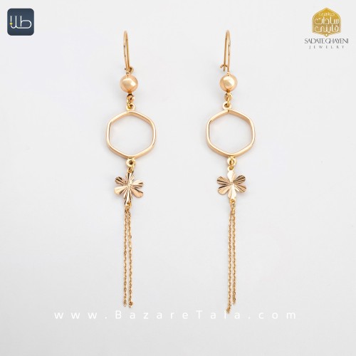 گوشواره طلا نازی