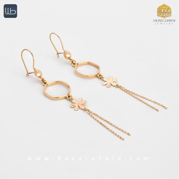 گوشواره طلا نازی (کد 3883)