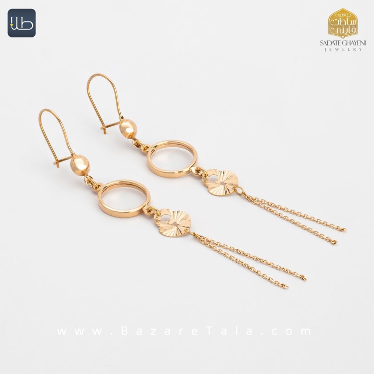 گوشواره طلا نازی (کد 3885)